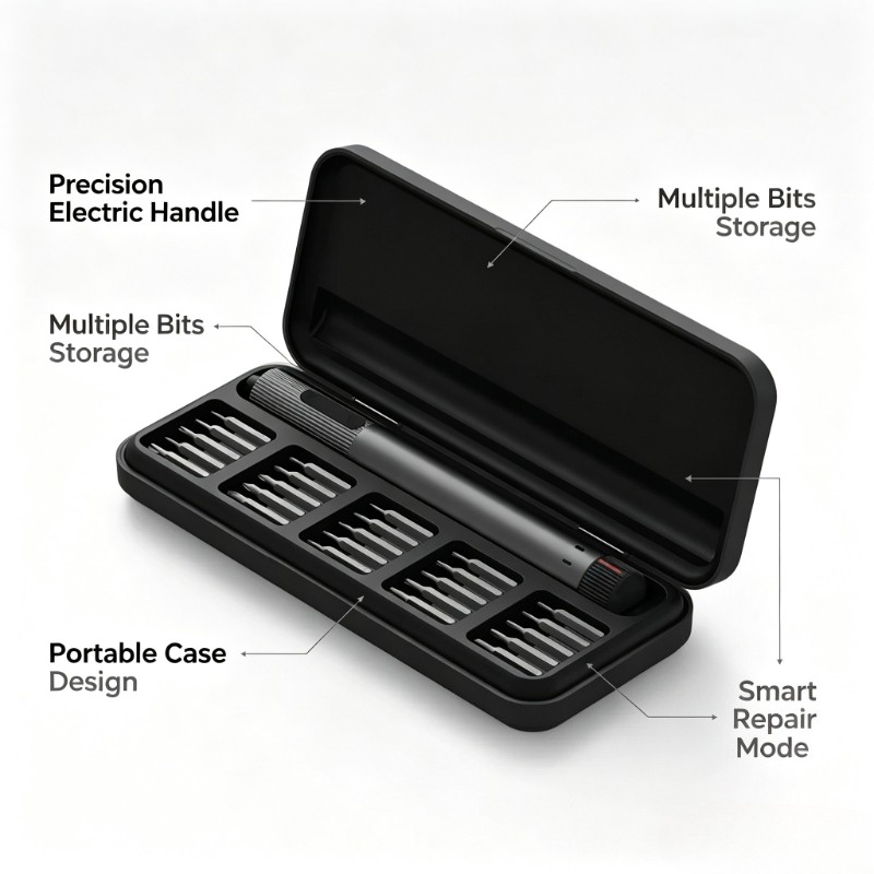 مجموعة مفكات كهربائية دقيقة Du - مراجعة Electronics Repair Tools وسعره